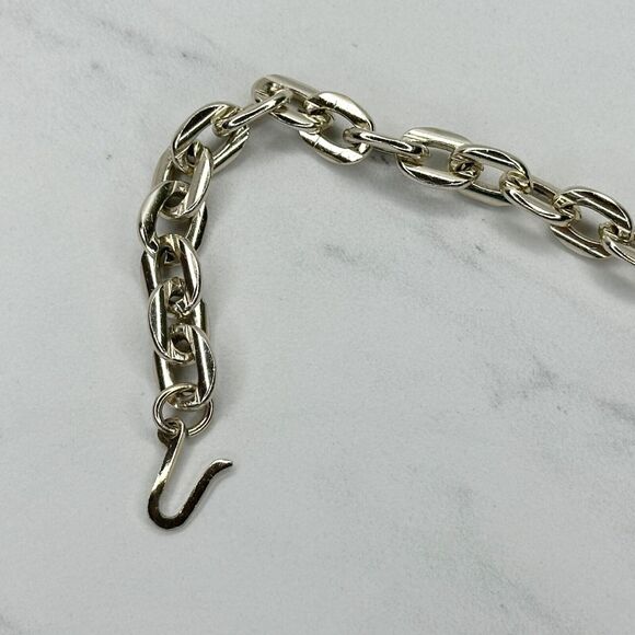 Lightweight Draped Gold Tone Metal Chain Link Belt Y2K Festival XS/Small XS/S ✨ - Picture 2 of 10